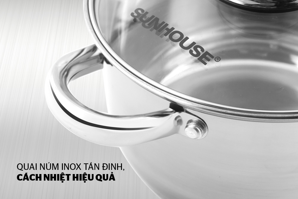 Nồi inox 3 đáy SUNHOUSE SH22124 004